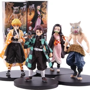 Demon Slayer Tanjirou Nezuko Zenitsu Inosuke 5,5" Action PVC Figur Spielzeugbox Geschenk - Bild 1 von 6