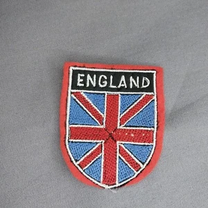 England Flag Union Jack Felt Embroidered Souvenir Jacket Ski 2 3/4" Sew On Patch - Picture 1 of 2