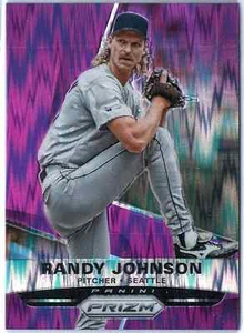2015 Panini Prizm Randy Johnson Purple Flash Parallel 46/99 HOF - Picture 1 of 2