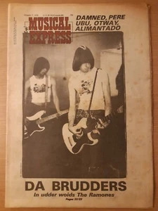 NME Music Newspaper January 7th 1978 The Ramones Cover - Imagen 1 de 1