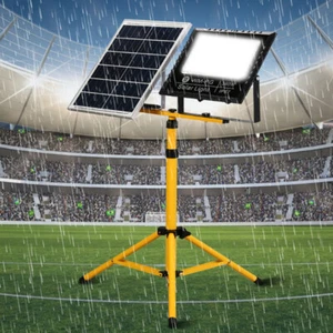 Solar Outdoor Flood Lights Work Light 360W Outdoor Waterproof LED Street Lights - Picture 1 of 14