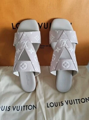 Sandalia Louis Vuitton Monograma Flor Gigante Mula Plana 39.5 EU Primavera en City Coll Foto 1 de 4