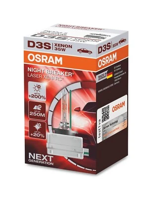 D3S 35w Night Breaker Laser Xenarc HID Bulb 66340XNL (1 bulb) - Image 1 of 4