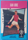 Ian Ure Arsenal Dundee And Scotland 1967 A&Bc Star Players Black Back Card No 53