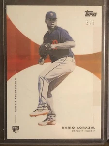 2020 Topps Rookie Progression #26E Dario Agrazal Detroit Tigers RC 3/5 - Picture 1 of 2