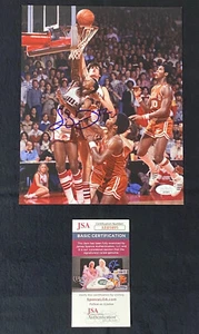 Foto firmata 8x10 Sidney Moncrief Arkansas Razorbacks Milwaukee Bucks ~ JSA COA - Foto 1 di 5