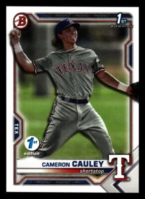 2021 Bowman Draft 1st Edition #BD-192 Cameron Cauley - Image 1 of 2