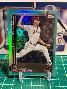 2025 Topps Ben Joyce #602 Los Angeles Angels AQUA RAINBOW FOIL - Picture 1 of 1