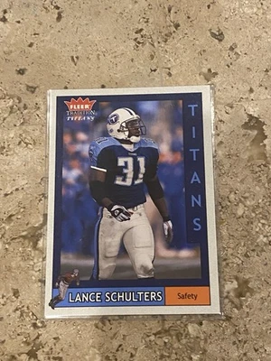 #’d /200 - 2003 Fleer Tradition Tiffany Lance Schulters #30 Titans PWE - Image 1 of 2