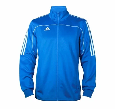 Chaqueta de Pista Adidas Deportes de Combate 3 Rayas Manga Larga Azul/Blanco, Talla XL Foto 1 de 4