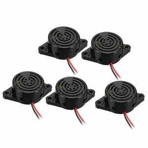 Electronic Buzzer Tool Beep Tone Continuous Sound Plastic 15mA 5Pcs/Set - Picture 1 of 7