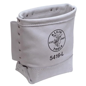 Klein Tools Leather Bull Pin and Bolt Bag 10 Inch Deep Utility Holster Pouch - Picture 1 of 6