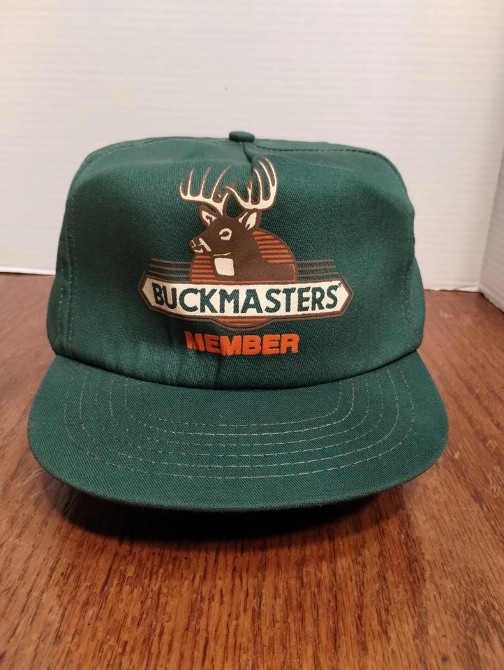 复古 Buckmasters Member Forest 绿帽美国制造 — 第 1/4 张图片