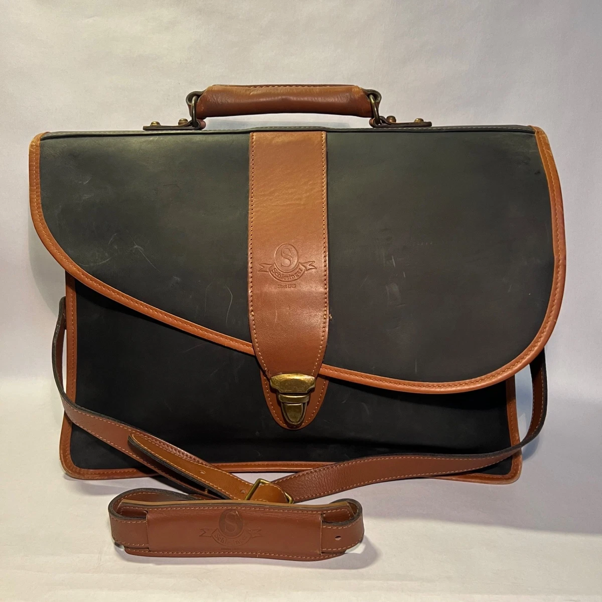 新品未使用！schlesinger 高級皮革　ビジネスバッグ Schlesinger Bags for Men for sale - eBay