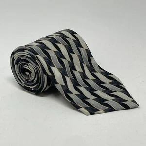 Lange Krawatte Marciani Couture geometrische Mikrofaser - Bild 1 von 3