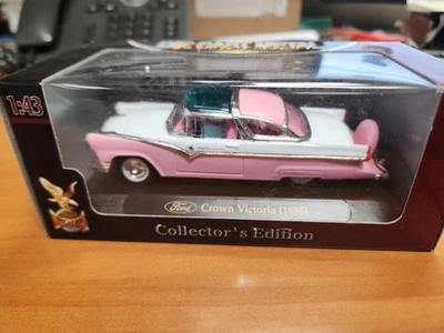 Roadsters Rail King 1955 Ford Crown Victoria Pink Die Cast 1:43 Yat Ming - Image 1 of 4