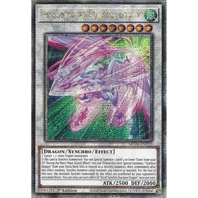 MP24-EN030 Accel Synchro Stardust Dragon : Quarter Century Secret Rare : 1st Ed - Image 1 of 2