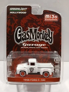 Greenlight Mijo Exclusive Gas Monkey 1956 FORD F-100 Pickup Truck 1:64 Diecast - Picture 1 of 2