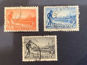 Australia - 1934 - Centenary of Victoria - 3 Set - Picture 1 of 2
