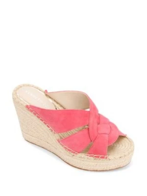 KENNETH COLE NEW YORK Mujer Coral 1-1/2" Plataforma Olivia Zapatos de Cuña 8 M Foto 1 de 3