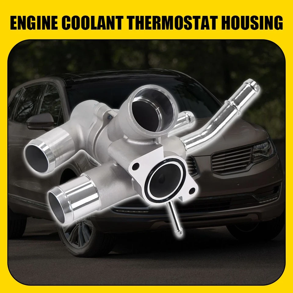 Conjunto de carcasa termostato refrigerante motor V6 3,5 L Ford Explorer 2011-2019 Foto 1 de 4