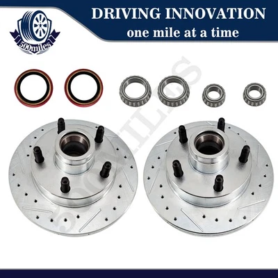 For 1974 - 1979 Mustang II Disc Brake Rotor and Bearing-Seal Kit 5 on 4-1/2 Inch - Изображение 1 из 4