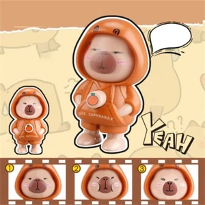 Adorable Capybaras Designs Keychain with Plastic Texture Perfect Keychain - Zdjęcie 1 z 8