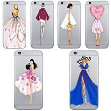 Fashion illustration modern girl sketch clip art iPhone case for 5/5S 6/6S 6plus