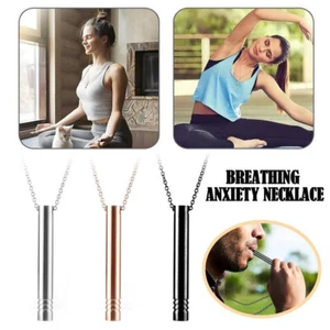 Anxiety Necklace Breathing Necklace for Anxiety Stress Panics Attack Relief - Picture 1 of 13