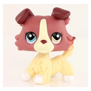 minilpsshop lps Collie #1262 LPS Figure Red Dog Nintendo Different Eyes Kids Toy - Picture 1 of 5