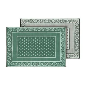 Faulkner Weinberg Design Terrassenmatte 12' x 9' grün Polypropylen reversibel 48702 - Bild 1 von 3