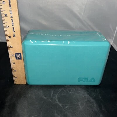 FILA Yoga Block (Blue) - Core Fitness - Balance/Alignment/Stability - Image 1 of 4