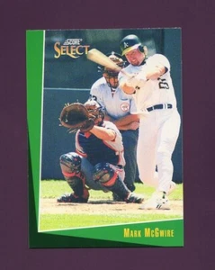 1992 Score Select Mark McGwire #16 Oakland Athletics - Picture 1 of 2