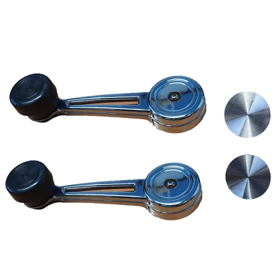 2x Left = Right Window Crank Handle & Cover For Ford Falcon Mustang Bronco 67-77 - Image 1 of 3