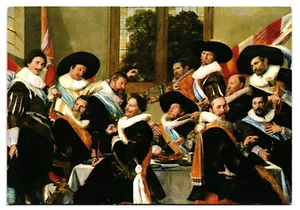 Postal Frans Halsmuseum - Haarlem Frans cuello pintura artística - Imagen 1 de 2