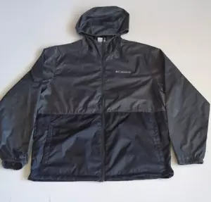Columbia Men’s Center Ridge Windbreaker II Hooded Jacket Gray/Black XM8606-028 - Picture 1 of 6