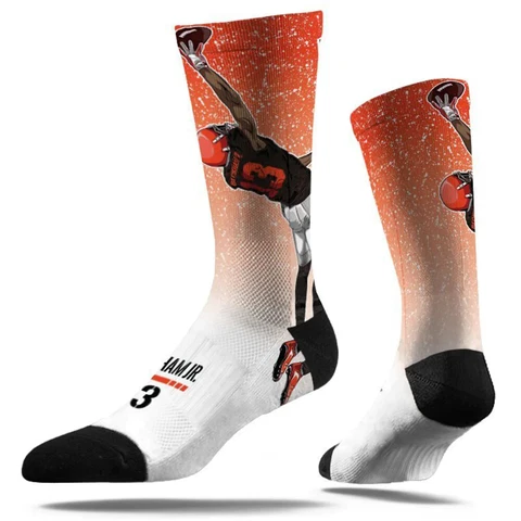 ODell Beckham Jr Cleveland Browns Strideline Crew Socks M/L Cover