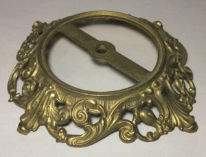 New Die Cast Unfinished Brass Victorian Style Lamp Base, 7 3/8" Diameter #BB005U - Picture 1 of 4