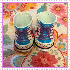 Lovely Cabbage Patch Kids Twinkle Toes Jakks White High Boots Shoes Working - Picture 1 of 10