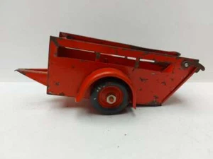RARE TEKNO Denmark 313 DYREAMBULANCE traier 1935-55 tin plate nice used condit. - Picture 1 of 8