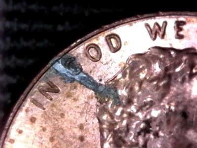 2014 D Lincoln Shield Cent STRUCK THROUGH ZINC SCRAP - Image 1 of 4