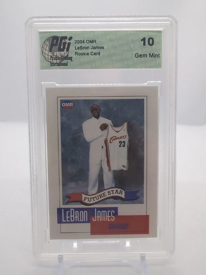 LeBron James 2004 OMR Rookie Card - PGi Graded - Gem Mint 10 - Image 1 of 2