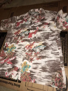 Islander Floral Vintage Hawaiian Shirt Made In Hawaii - Picture 1 of 7