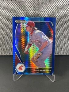 2021 Panini Prizm Draft Baseball Kyle Manzardo Hyper Blue #PDP63 - Picture 1 of 2