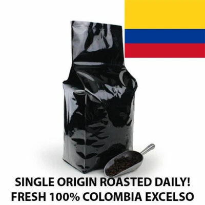 2 lb 5 lb 10 lb COLOMBIA EXCELSO FRESH ROASTED SINGLE ORIGIN COFFEE - ARABICA - Image 1 of 4