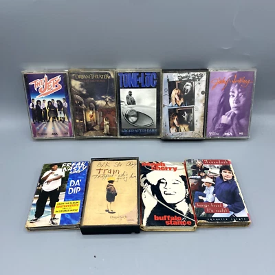 BUNDLE Lot 9 Vintage Cassette Tapes The Jets, Dream Theater, Cheap Trick, Jody - Image 1 of 4
