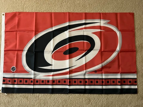 EXCELLENT Carolina Hurricanes 3x5 flag NHL hockey Aho Svechnikov Brind'amour Cover