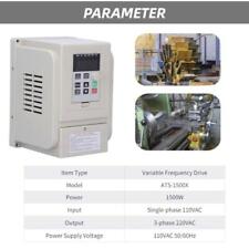 220V 1.5KW VFD Inverter CNC Variable Frequency Drive Converter - Single to