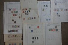 Alte lose Blatt Holland Sammlung mit Briefmarken aus Schaubek Album vor 1945