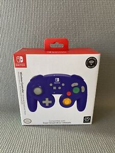Official GameCube Style Wireless Controller Power A Nintendo Switch Grey Purple